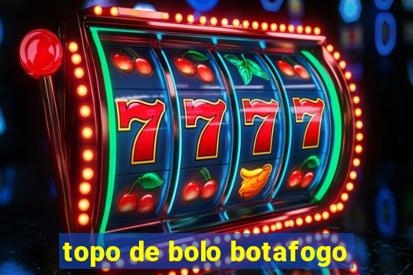 topo de bolo botafogo